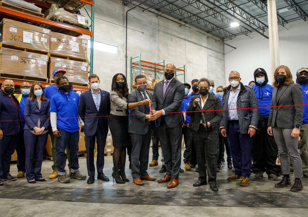 The City of Chicago completed the Smart Street Lighting Modernization Project, which involved replacing around 280,000 street light fixtures with advanced smart LED technology with an official ribbon cutting at TWG's K-Town Business Centre in North Lawndale.
