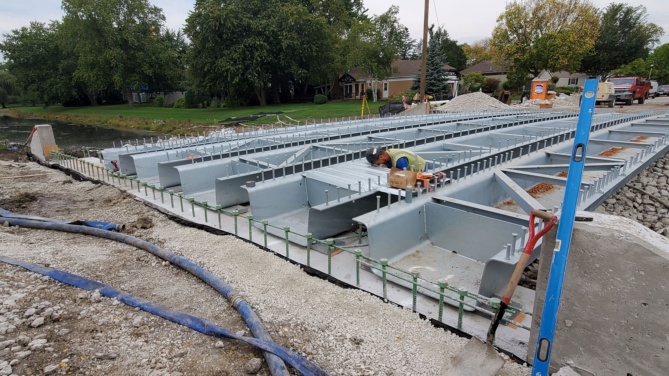 City of Wheaton | Installing Galvanized SIP-Decking