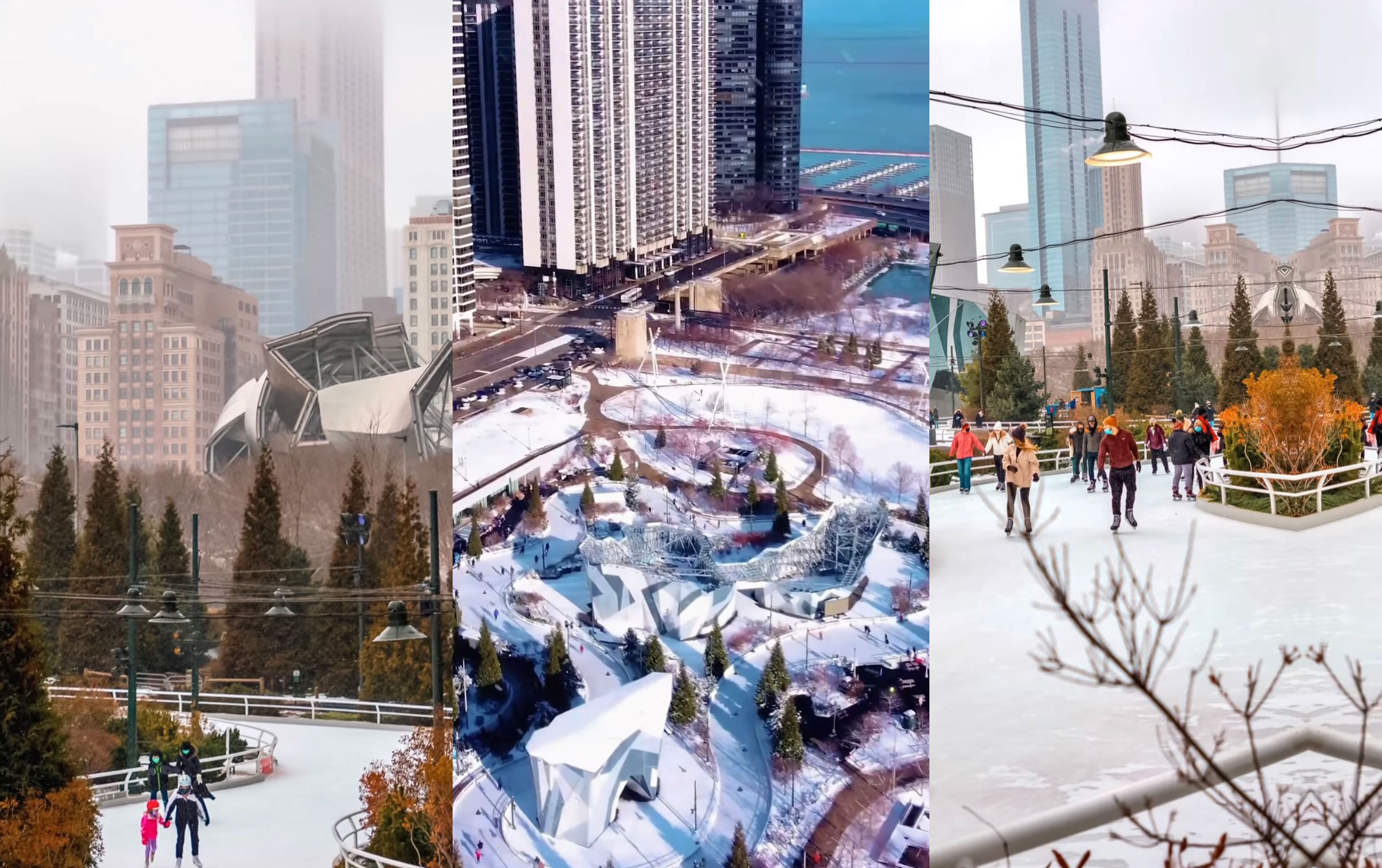 Lighting Up Maggie Daley Park Skating Ribbon